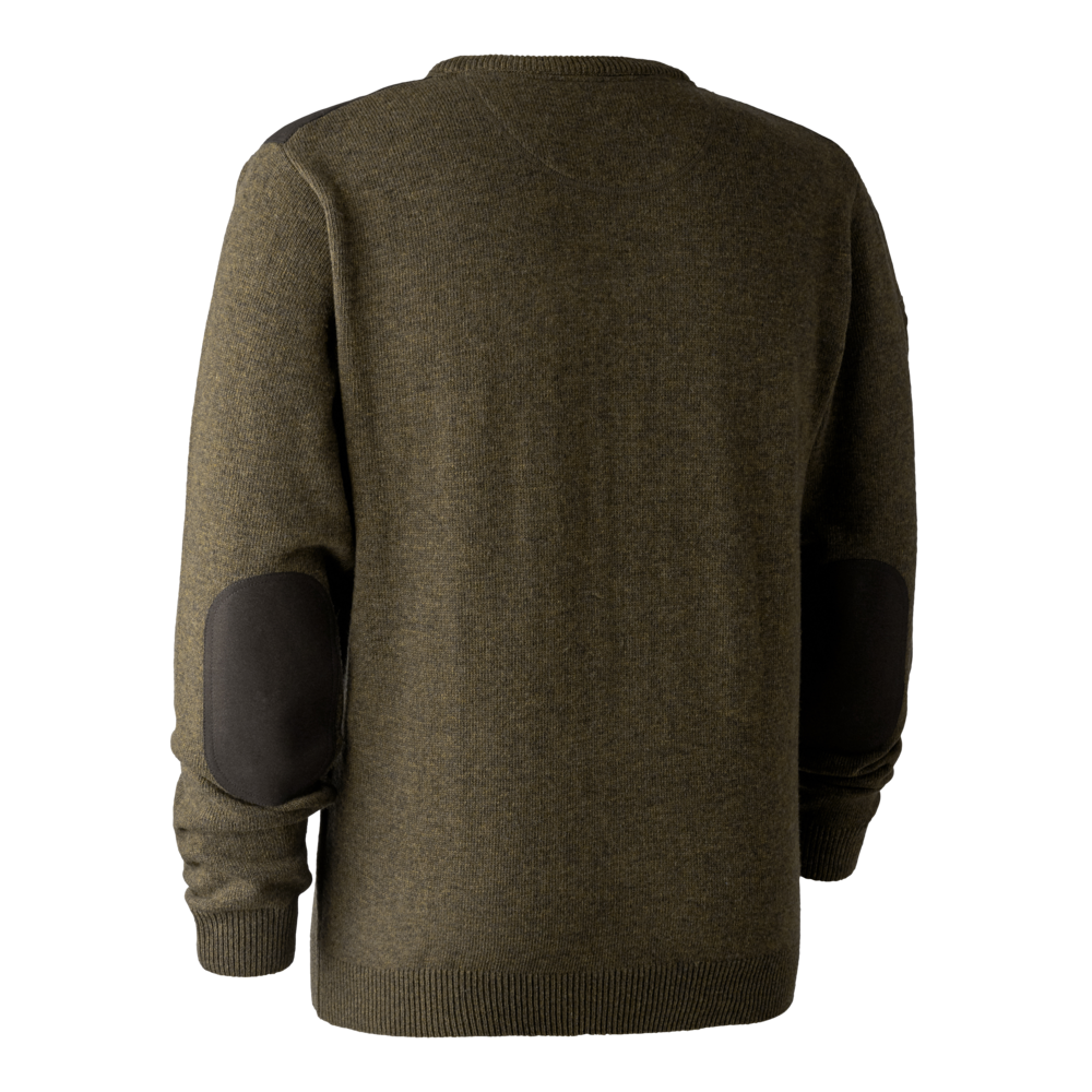 Deerhunter Sheffield Knit with V-neck, cypress