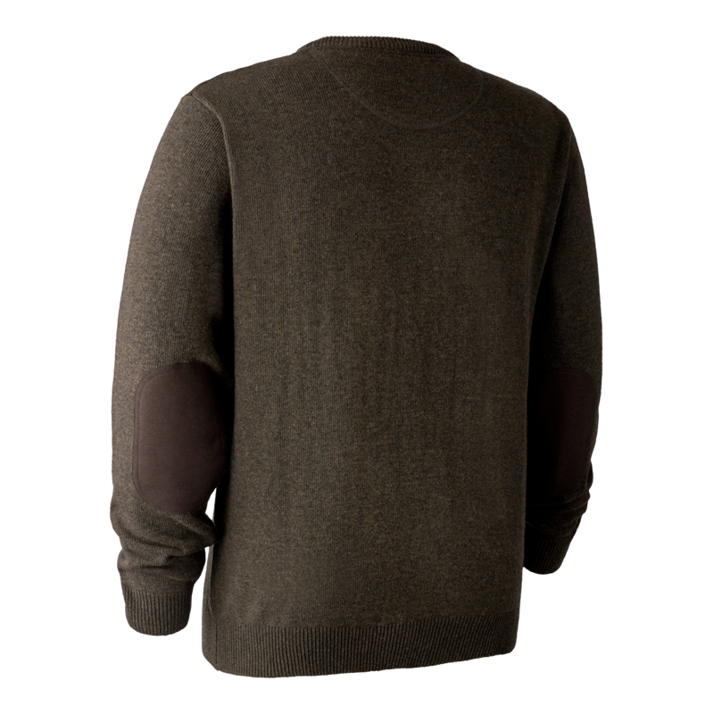 Afbeelding laden in Galerijviewer, Deerhunter Sheffield Knit with V-neck, dark elm
