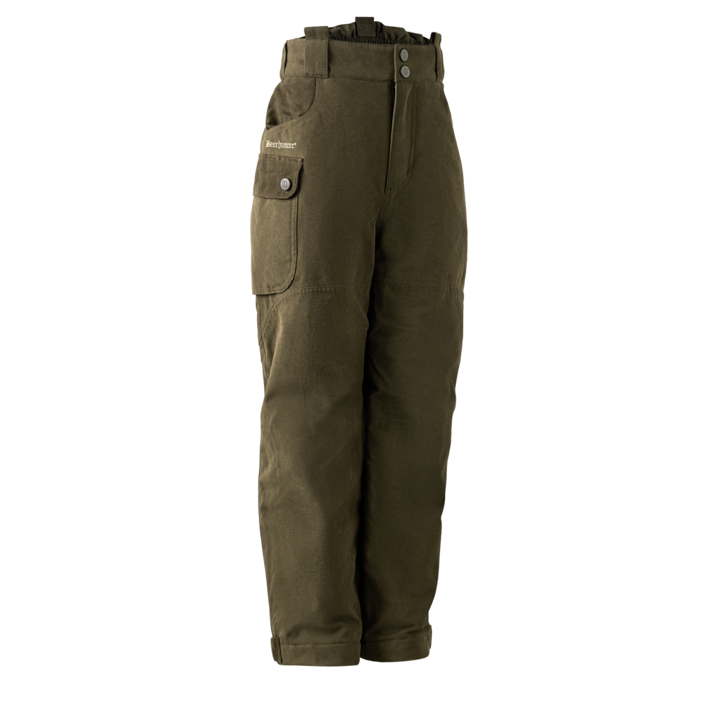 Deerhunter Youth Eagle Winter Trousers, tarmac green