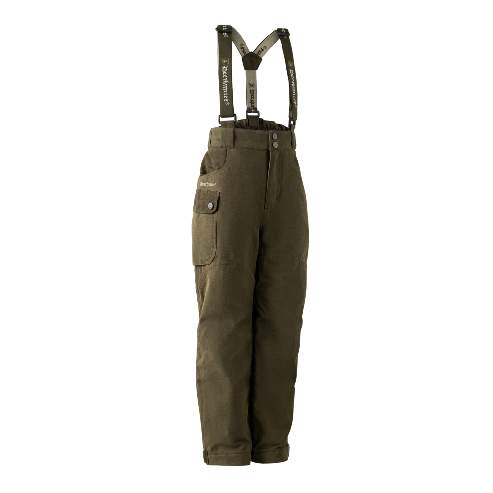 Deerhunter Youth Eagle Winter Trousers, tarmac green