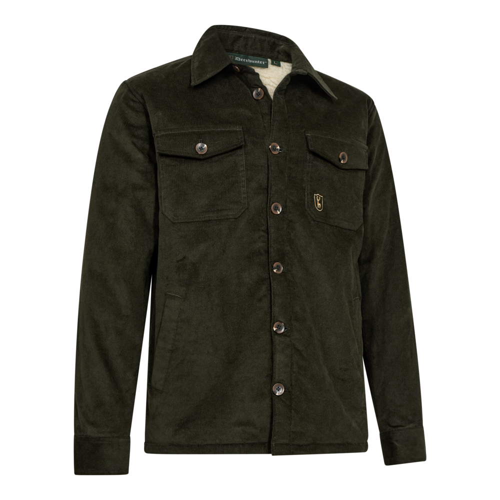 Deerhunter Sherpa Lined Corduroy Jacket, timber