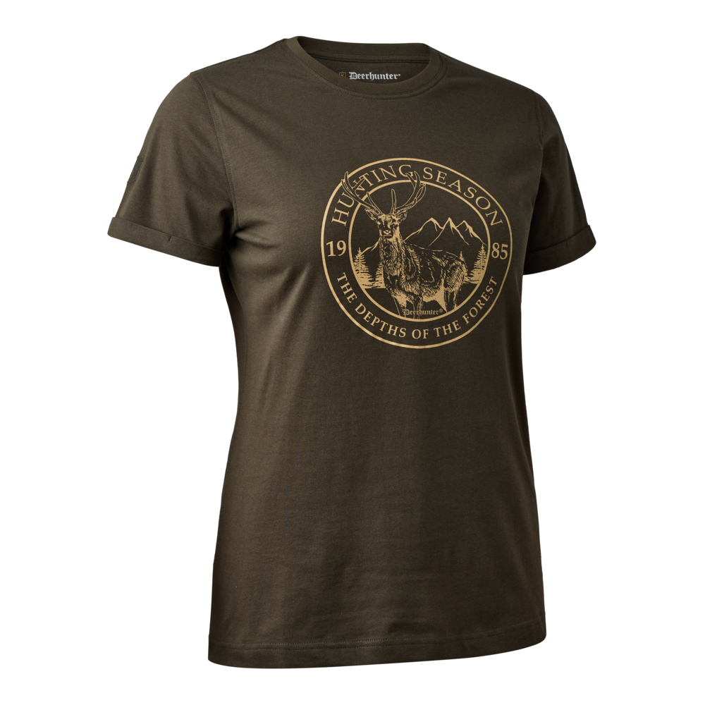 Deerhunter Lady Ella T-shirt, dark olive