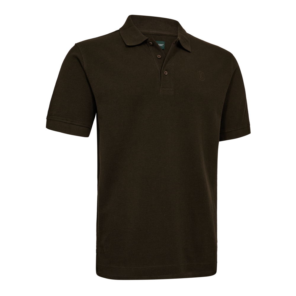 Deerhunter Griffin Polo Shirt, otter brown