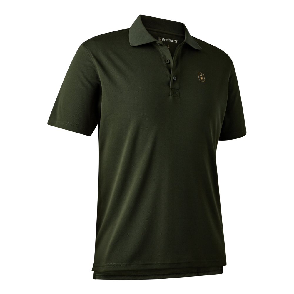 Deerhunter Climate Polo Shirt with 37,5 technology, forest ember