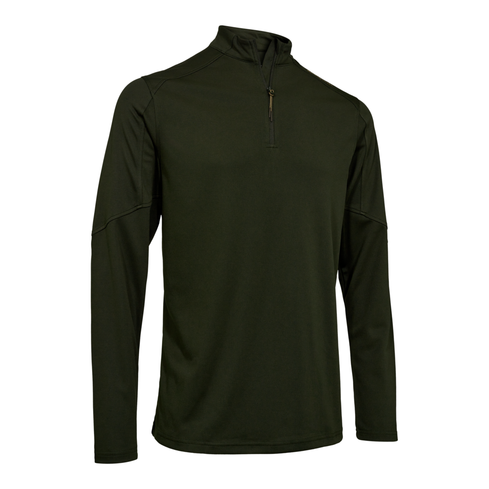 Deerhunter Climate 1/2-Zip T-shirt L/S with 37,5 technology, forest ember
