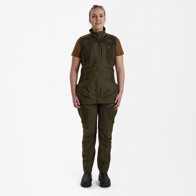 Afbeelding laden in Galerijviewer, Deerhunter Lady Ann Extreme Waistcoat, palm green