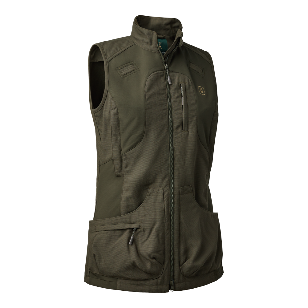 Deerhunter Lady Ann Extreme Waistcoat, palm green