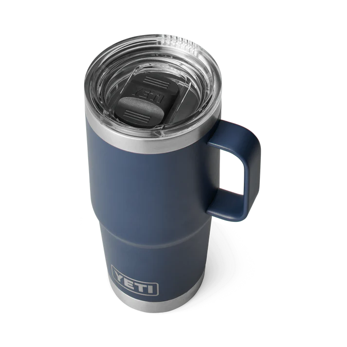 Yeti Rambler met stronghold deksel, reismok, 20 oz/591 ml, navy