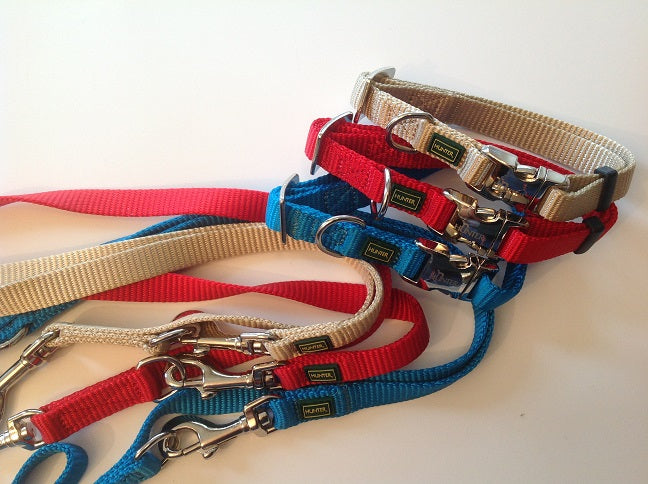 Hunter Puppy trainingsset Nylon 15mm. x 2,00 meter