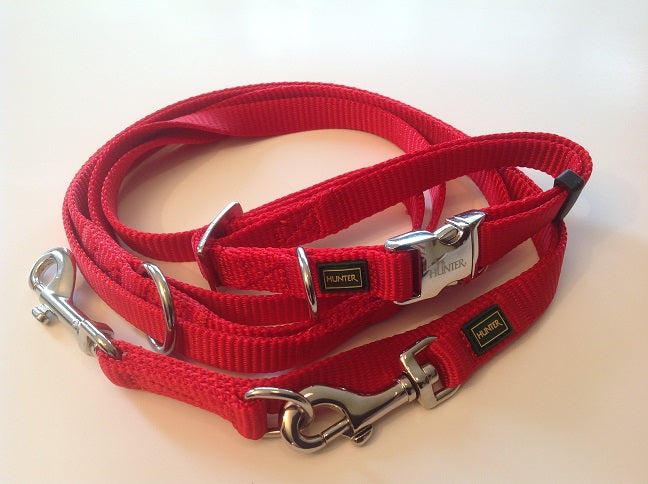 Hunter Puppy trainingsset Nylon 15mm. x 2,00 meter