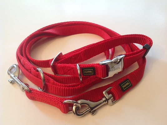 Hunter Puppy trainingsset Nylon 15mm. x 2,00 meter