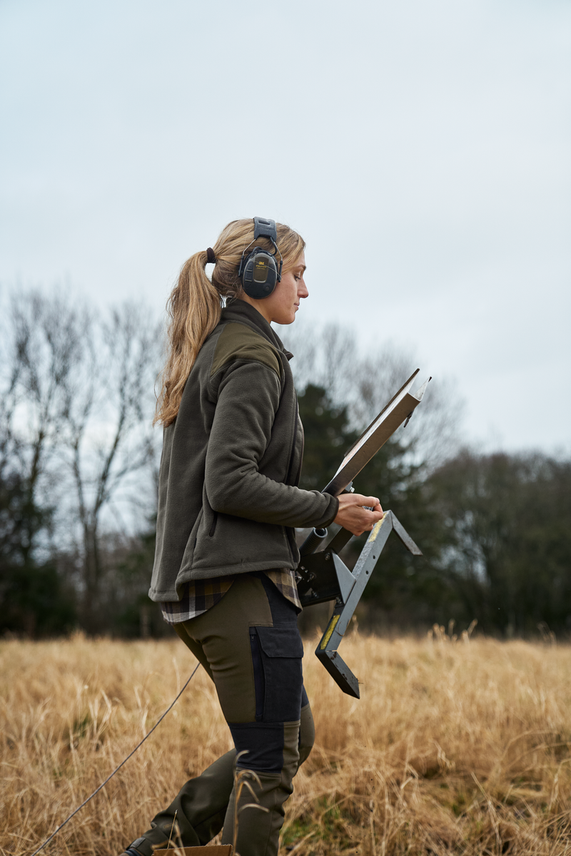 Afbeelding laden in Galerijviewer, Härkila Vilja Fleece Women, willow green/shadow grey
