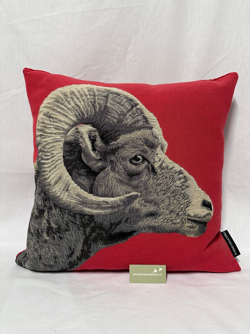 Afbeelding laden in Galerijviewer, Gobelin Kussen Ram, rood