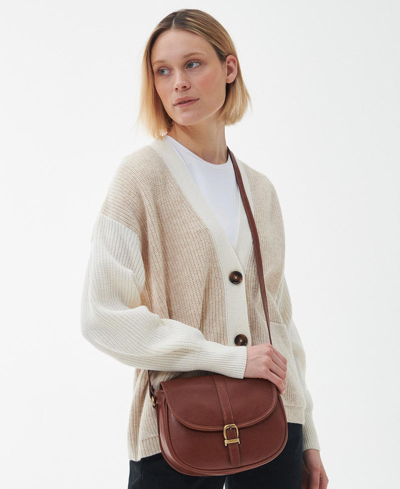 Afbeelding laden in Galerijviewer, Barbour Laire Medium Leather Saddle Bag, brown