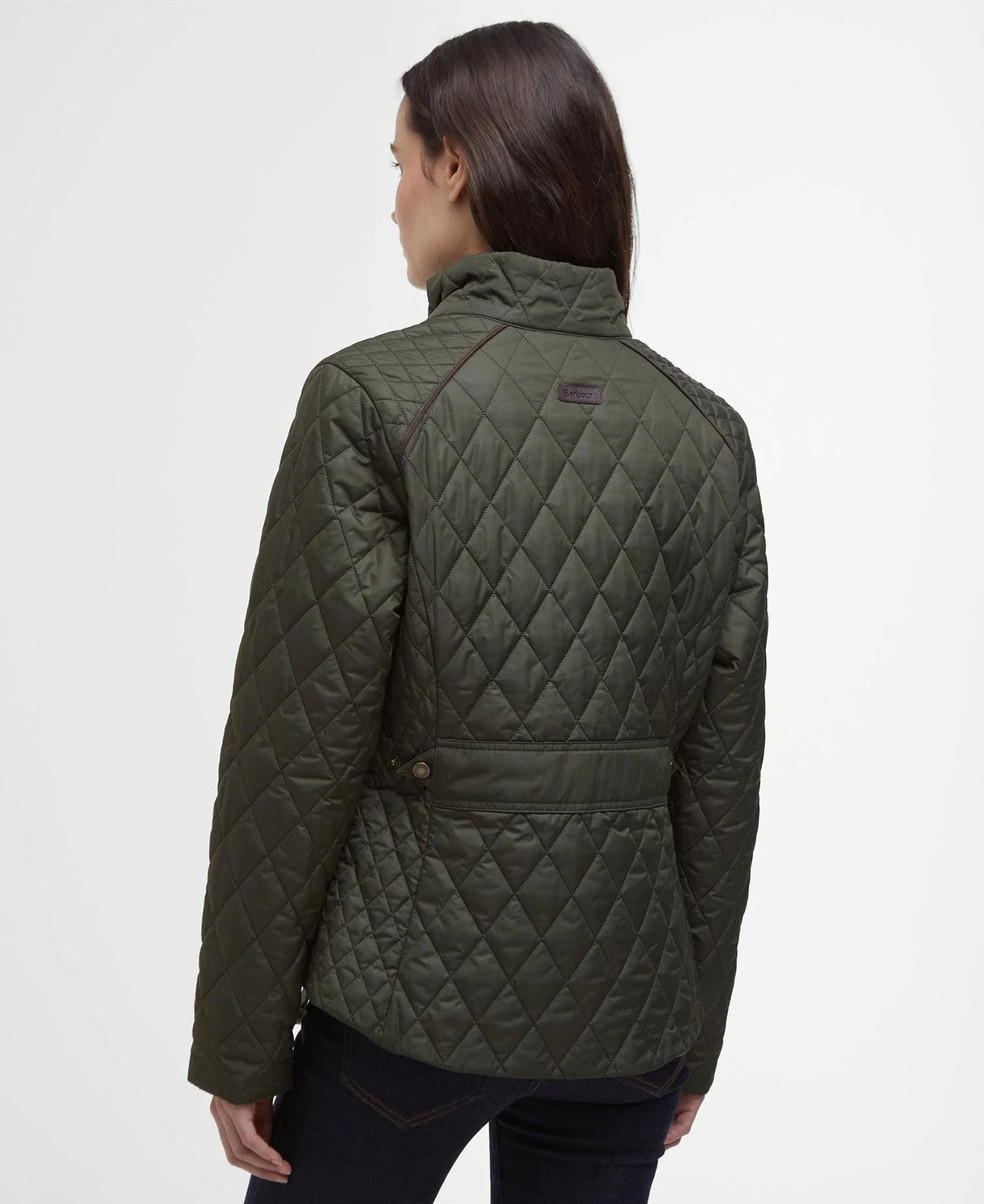 Barbour Crawford Cavalry Quilt, olijf/oude tartan