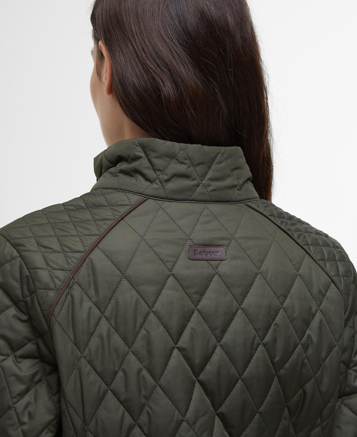 Barbour Crawford Cavalry Quilt, olijf/oude tartan