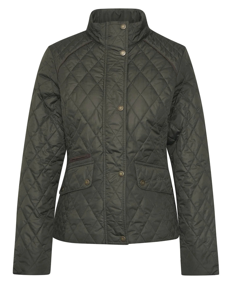 Afbeelding laden in Galerijviewer, Barbour Crawford Cavalry Quilt, olijf/oude tartan