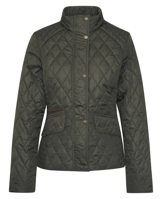 Barbour Crawford Cavalry Quilt, olijf/oude tartan