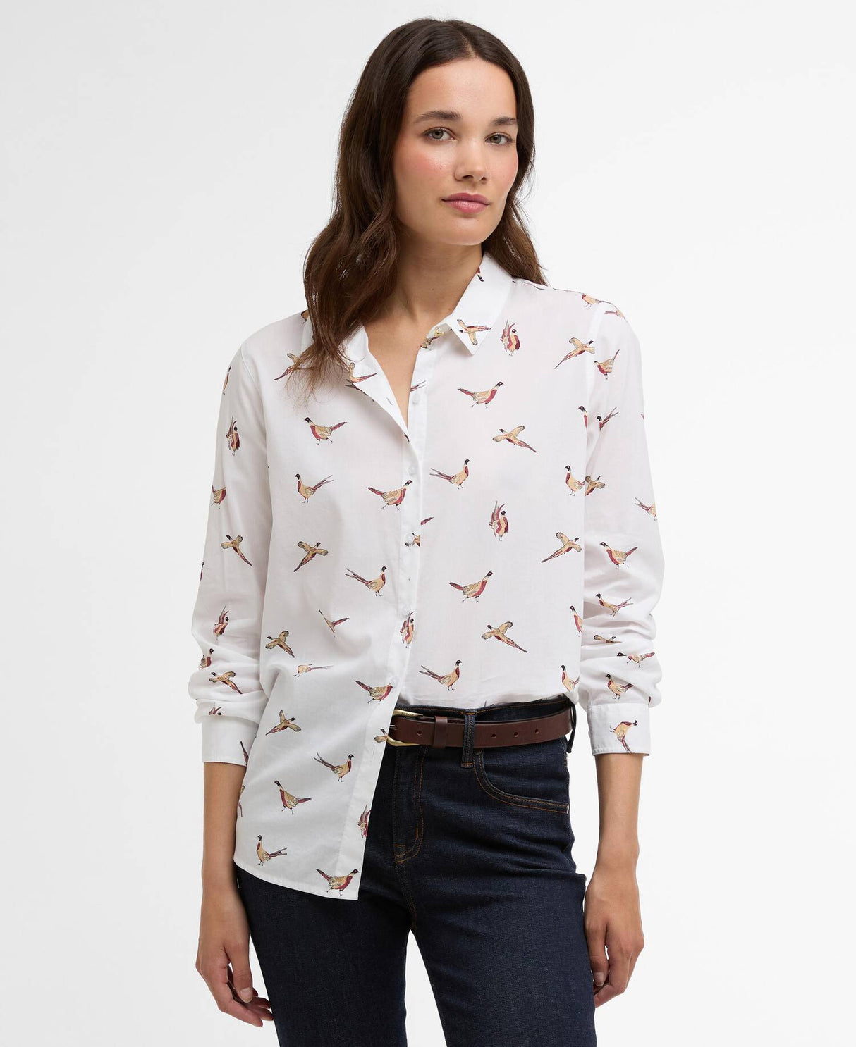Safari Shirt - Pheasant Print