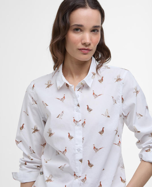 Barbour Brambles Tailored Long-Sleeved Shirt, multi