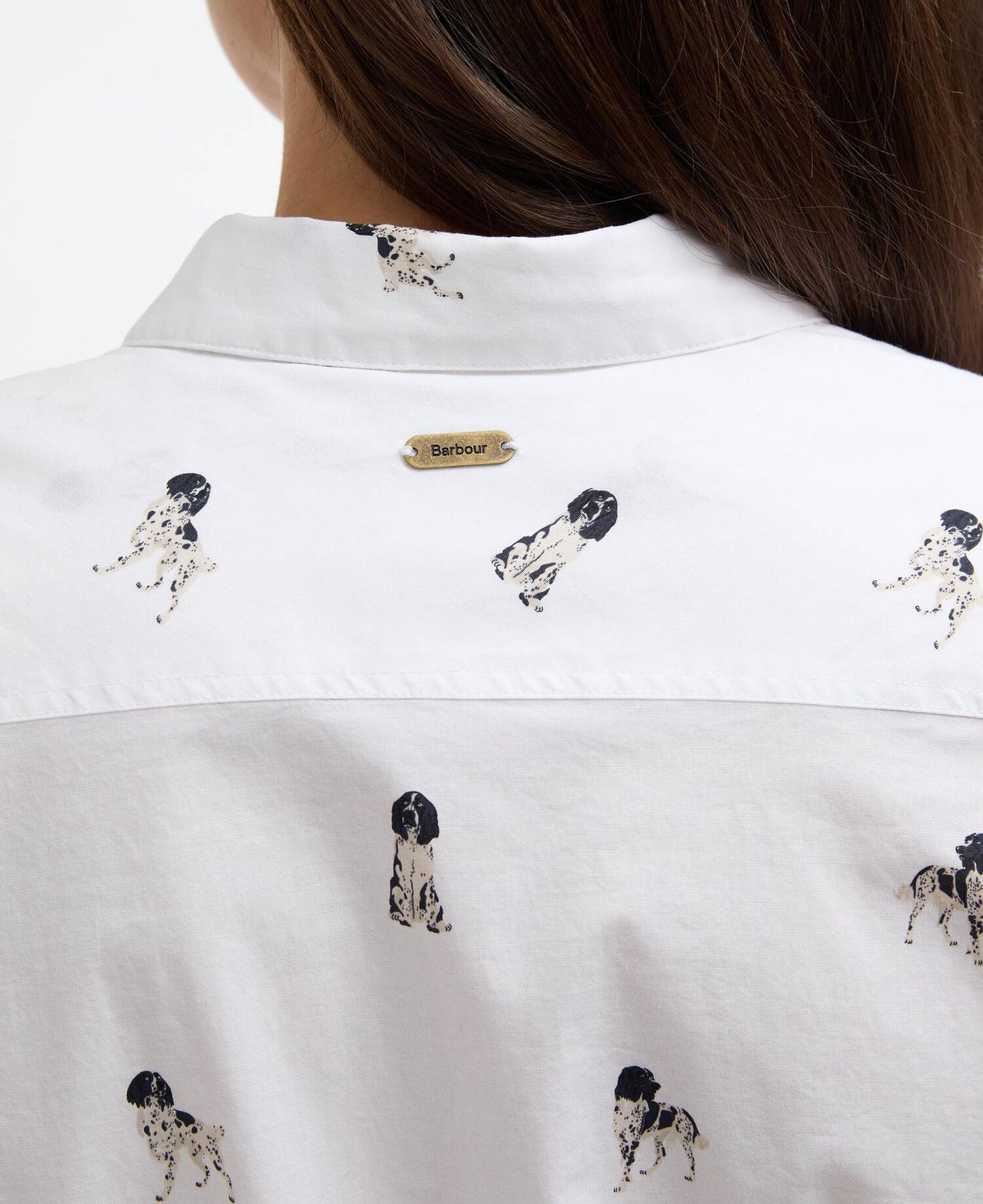 Brambles Shirt - Sketched Dog Print