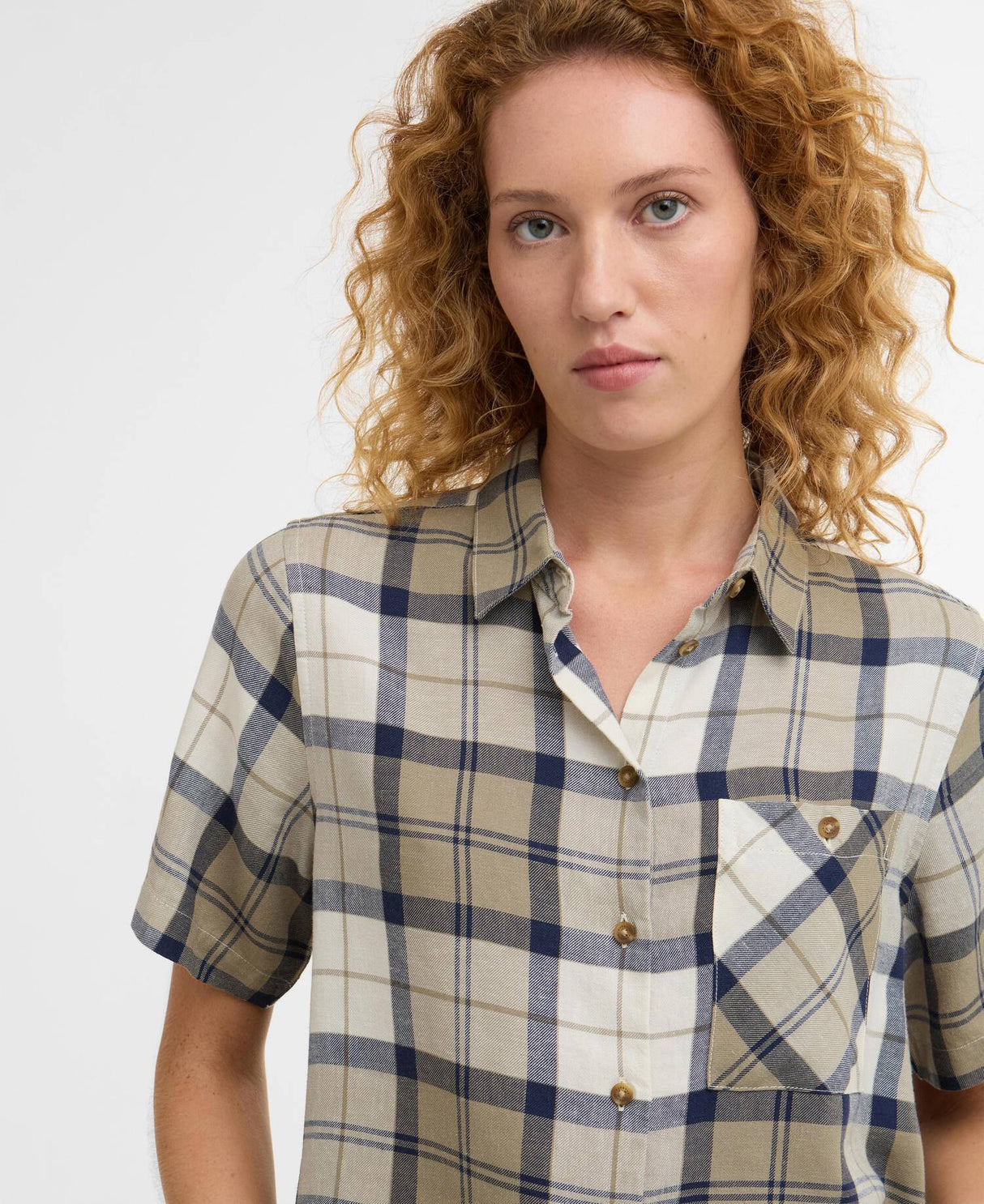 Fern Shirt - Dress Navy Tartan