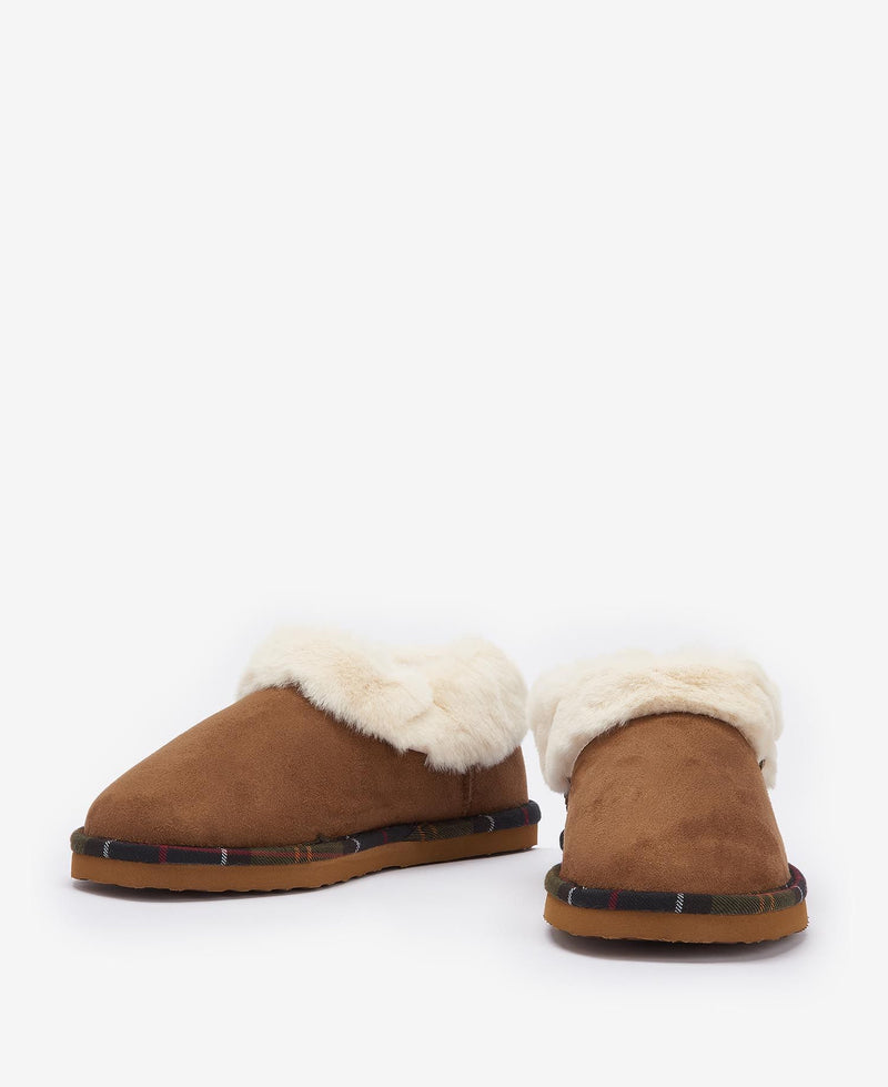 Afbeelding laden in Galerijviewer, Barbour Eloise Bootie Slipper, camel