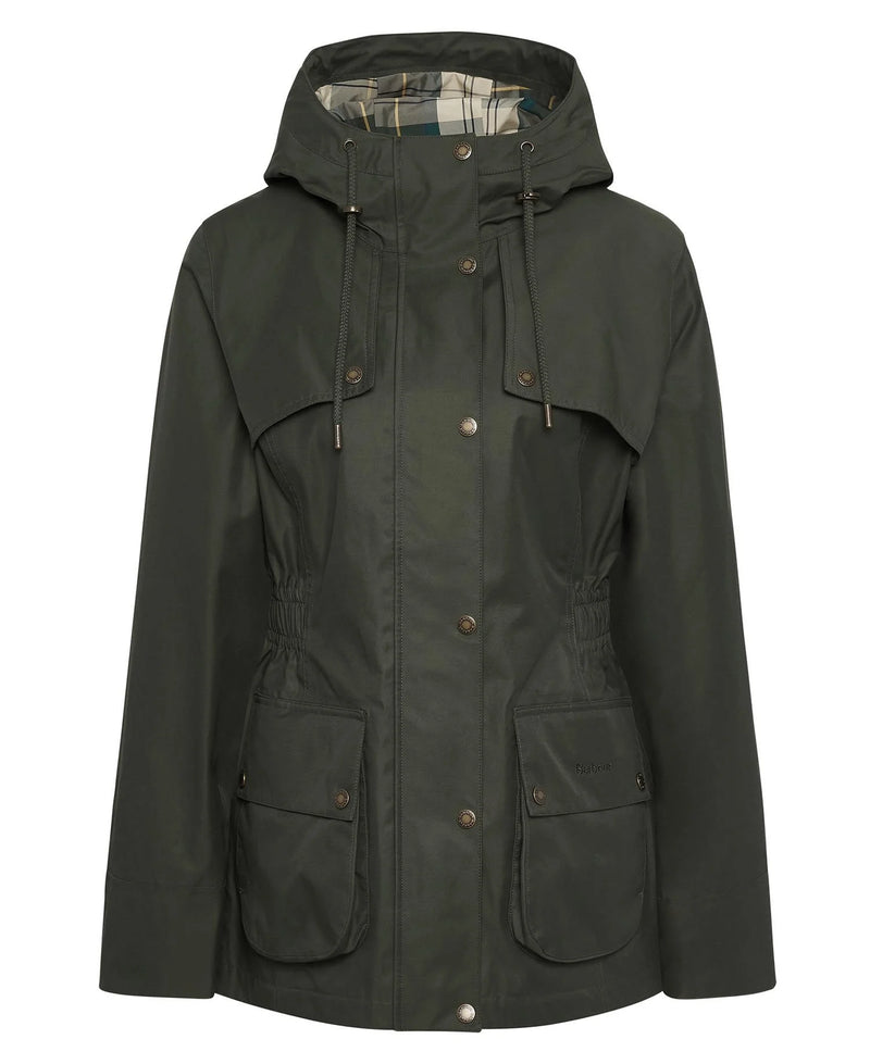 Afbeelding laden in Galerijviewer, Barbour Dallas Waterproof Jacket, olijf/oude tartan