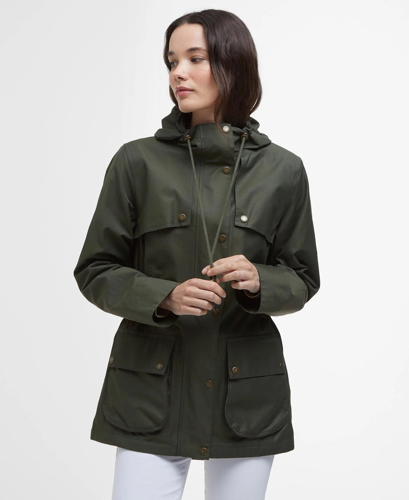 Afbeelding laden in Galerijviewer, Barbour Dallas Waterproof Jacket, olijf/oude tartan
