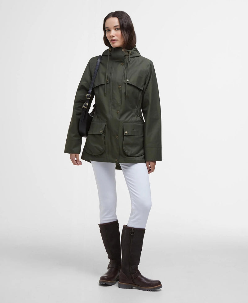 Afbeelding laden in Galerijviewer, Barbour Dallas Waterproof Jacket, olijf/oude tartan