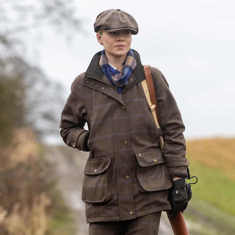 Afbeelding laden in Galerijviewer, Laksen Pippa Tweed Coat met CTX