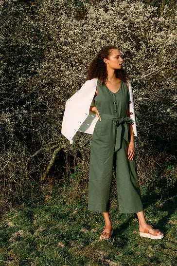 Afbeelding laden in Galerijviewer, Barbour Amelda Jumpsuit, mossgreen