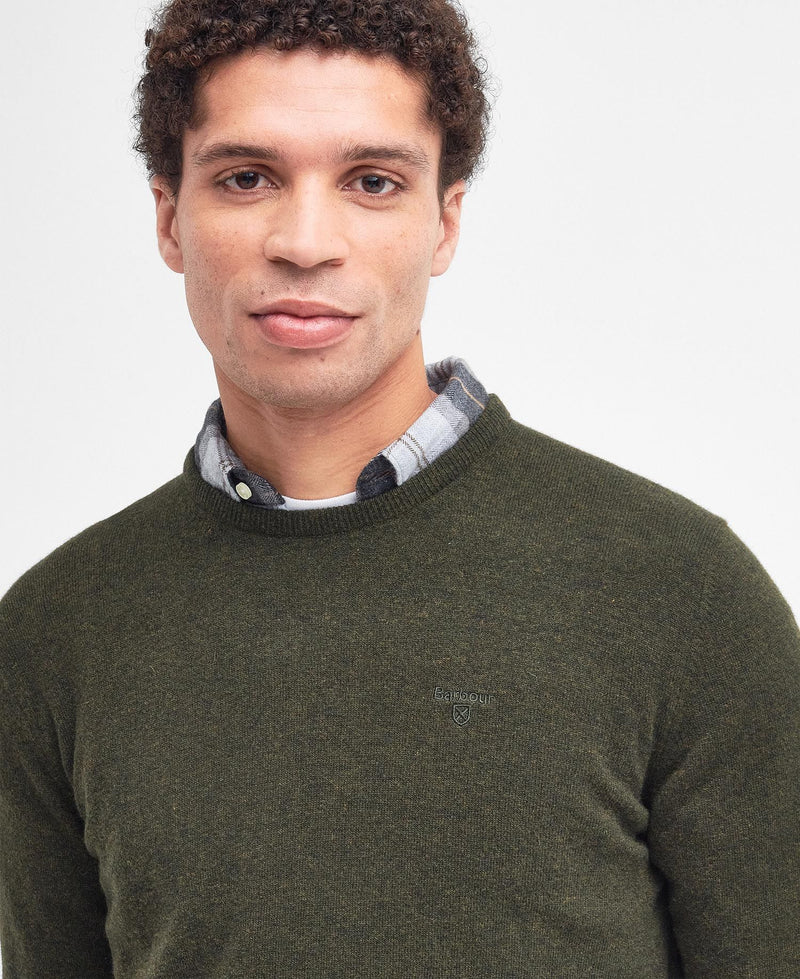 Afbeelding laden in Galerijviewer, Barbour Essential Lambswool Crew Neck, seaweed