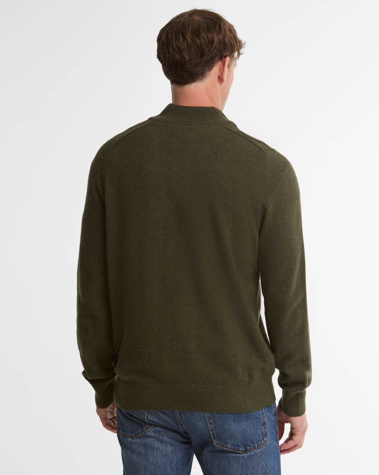 Barbour Briggs Half-Button Jumper Olive