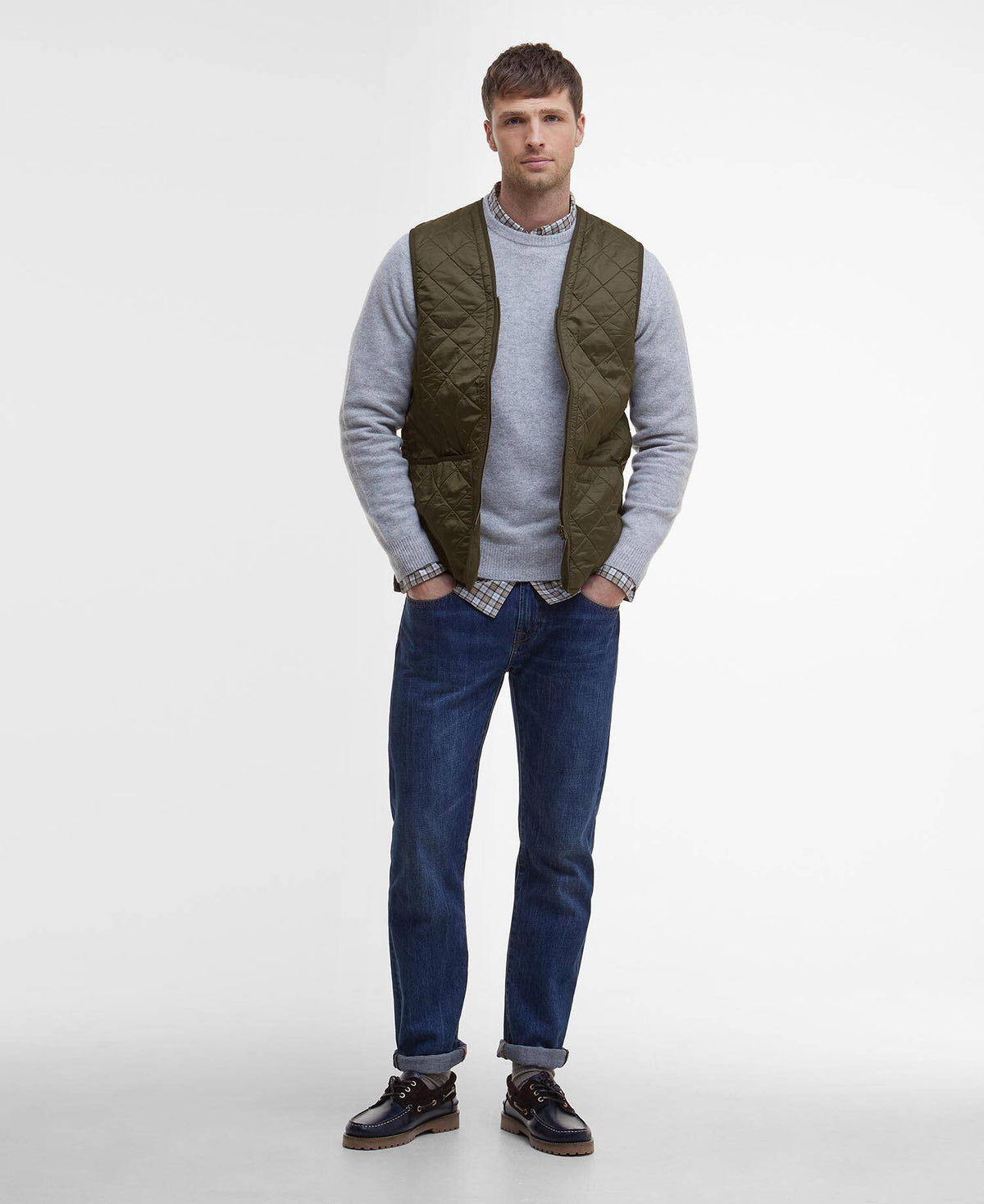 Barbour Polarquilt Zip-In Liner Olive