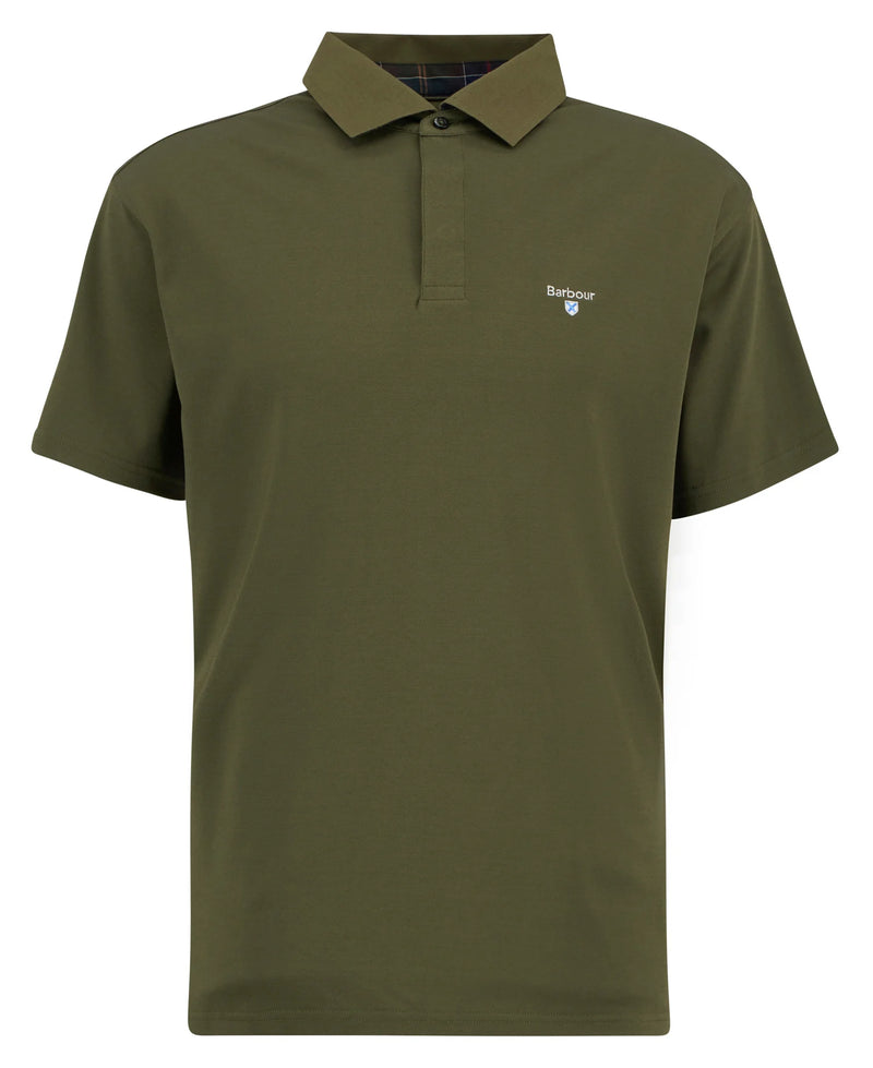 Afbeelding laden in Galerijviewer, Barbour Haswell Regular Fit Polo Shirt, mid olive