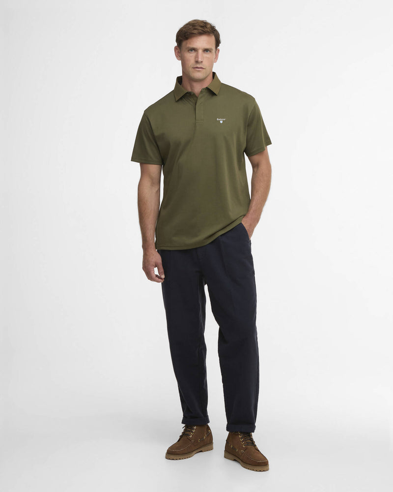 Afbeelding laden in Galerijviewer, Barbour Haswell Regular Fit Polo Shirt, mid olive