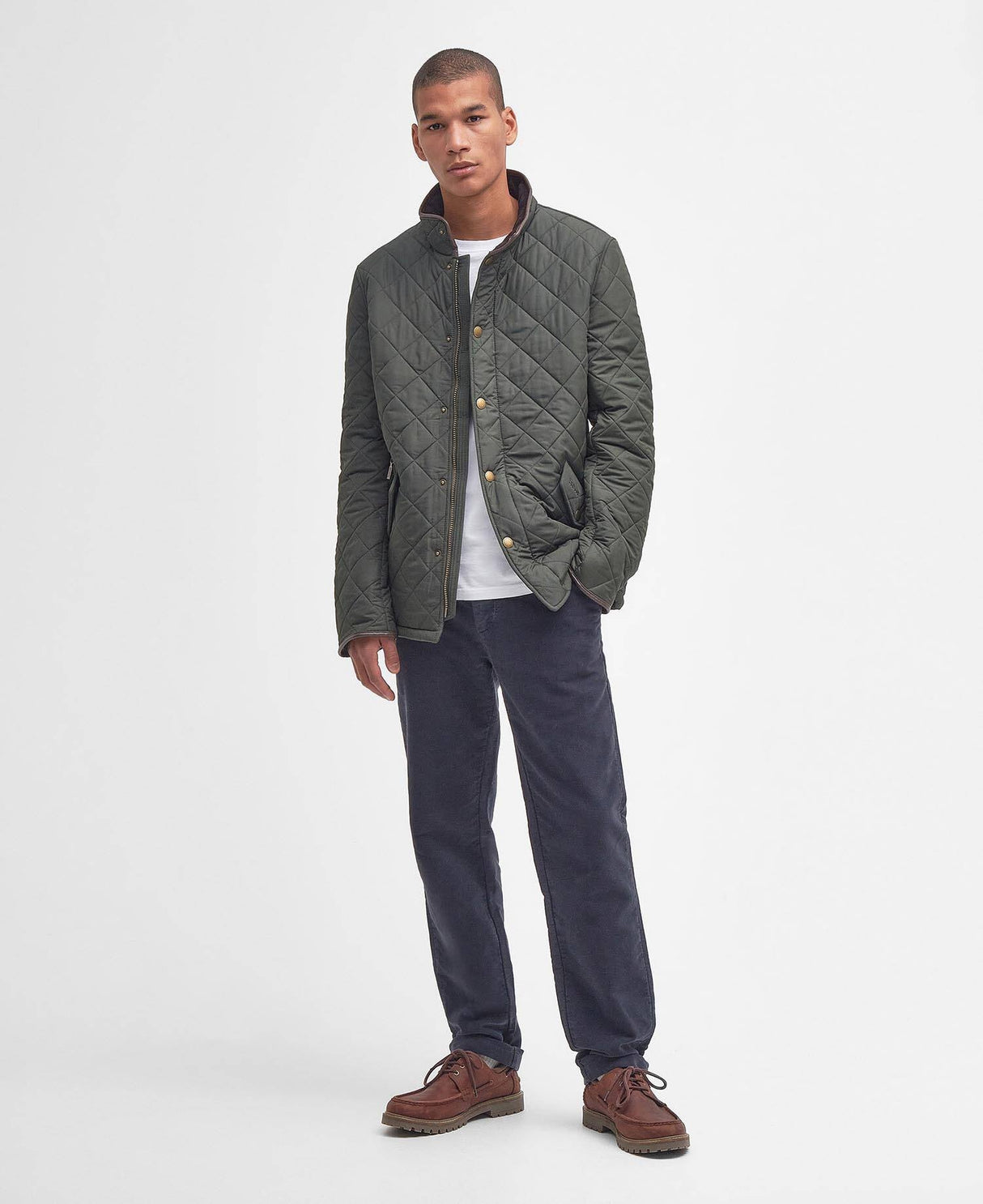 Barbour Powell Quilted Jacket Sage