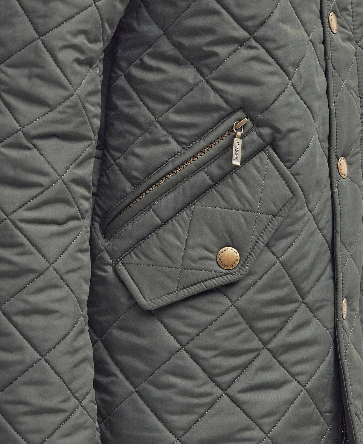Barbour Powell Quilted Jacket Sage
