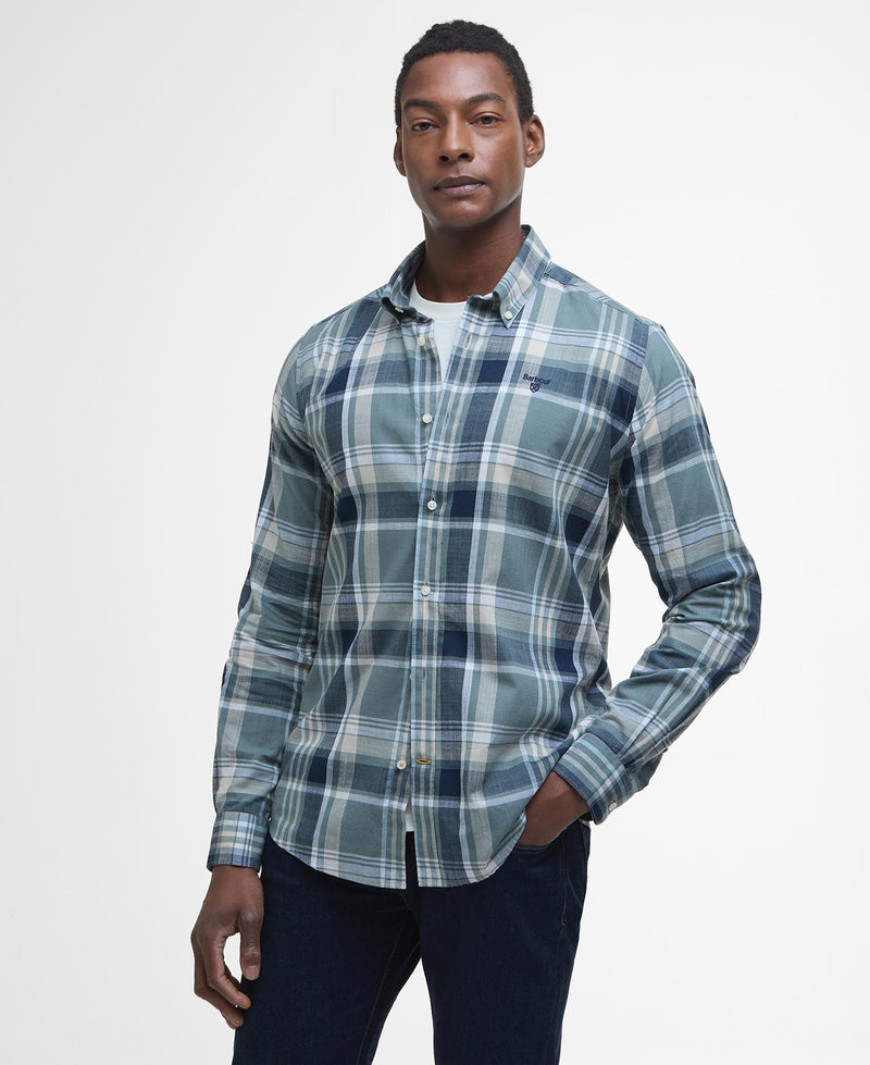 Afbeelding laden in Galerijviewer, Barbour Kidd Tailored Shirt, vintage teal