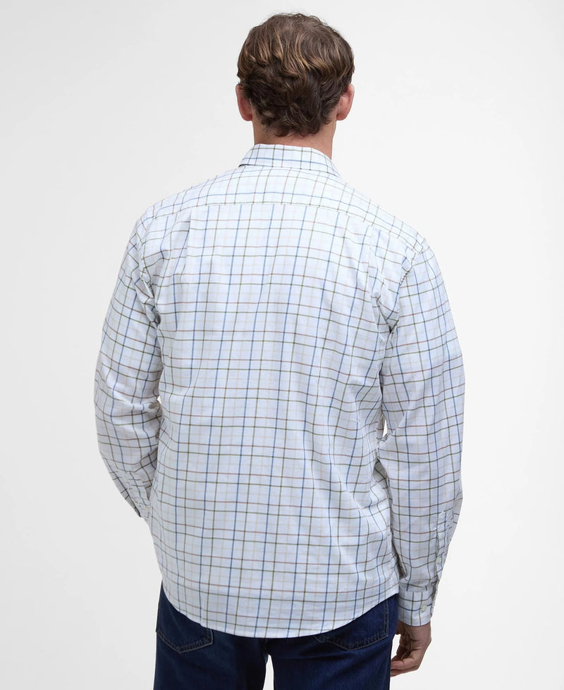 Afbeelding laden in Galerijviewer, Barbour Caswell Tattersall Regular Fit Shirt, pine green