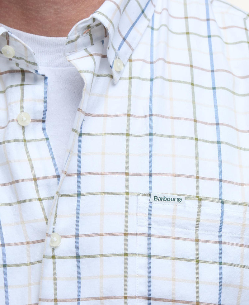 Afbeelding laden in Galerijviewer, Barbour Caswell Tattersall Regular Fit Shirt, pine green