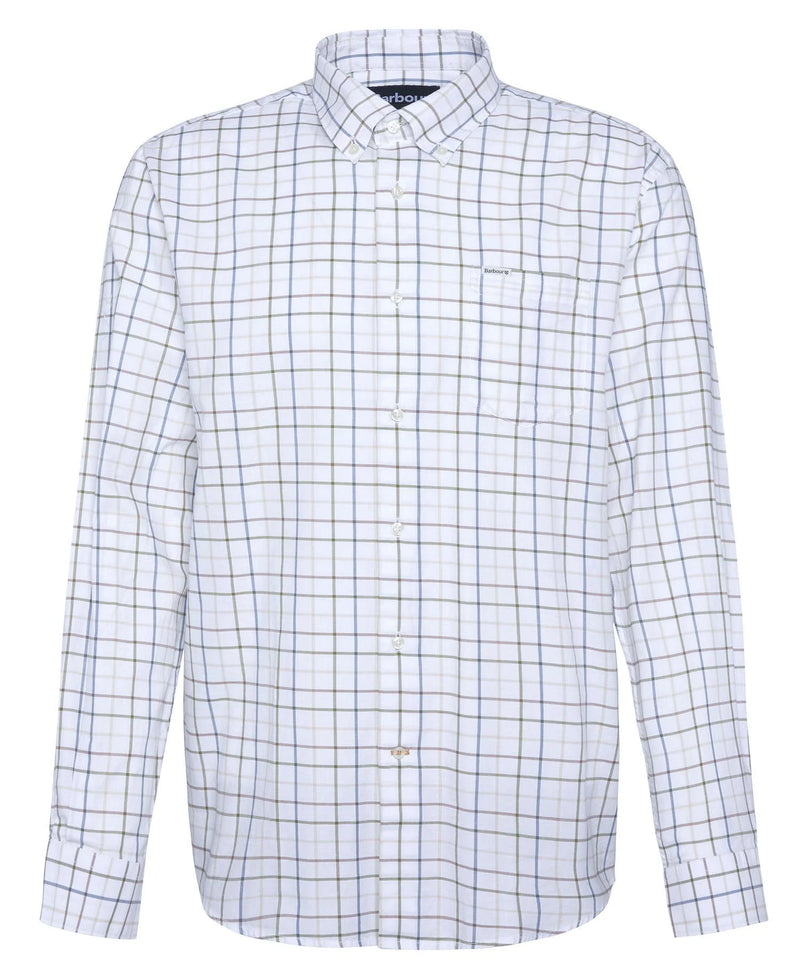 Afbeelding laden in Galerijviewer, Barbour Caswell Tattersall Regular Fit Shirt, pine green