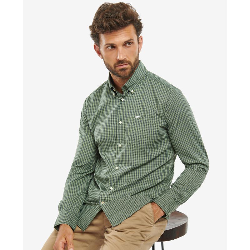 Afbeelding laden in Galerijviewer, Barbour Grove Performance Shirt, olive