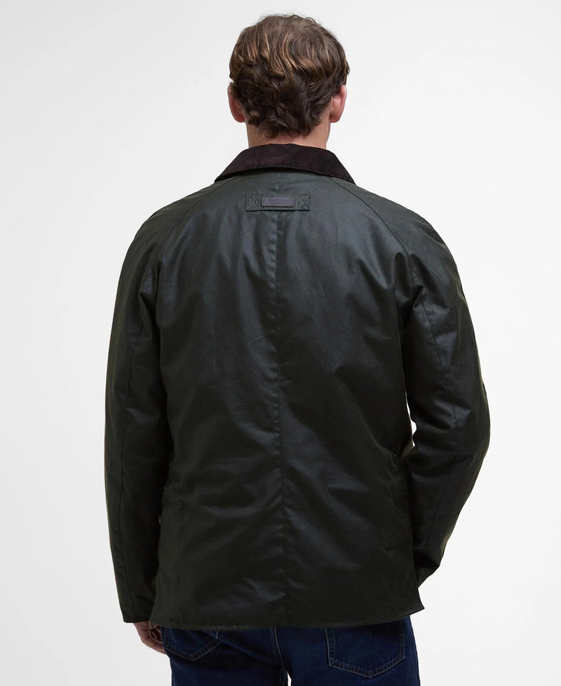 Afbeelding laden in Galerijviewer, Barbour Halton Wax Jacket in Fern