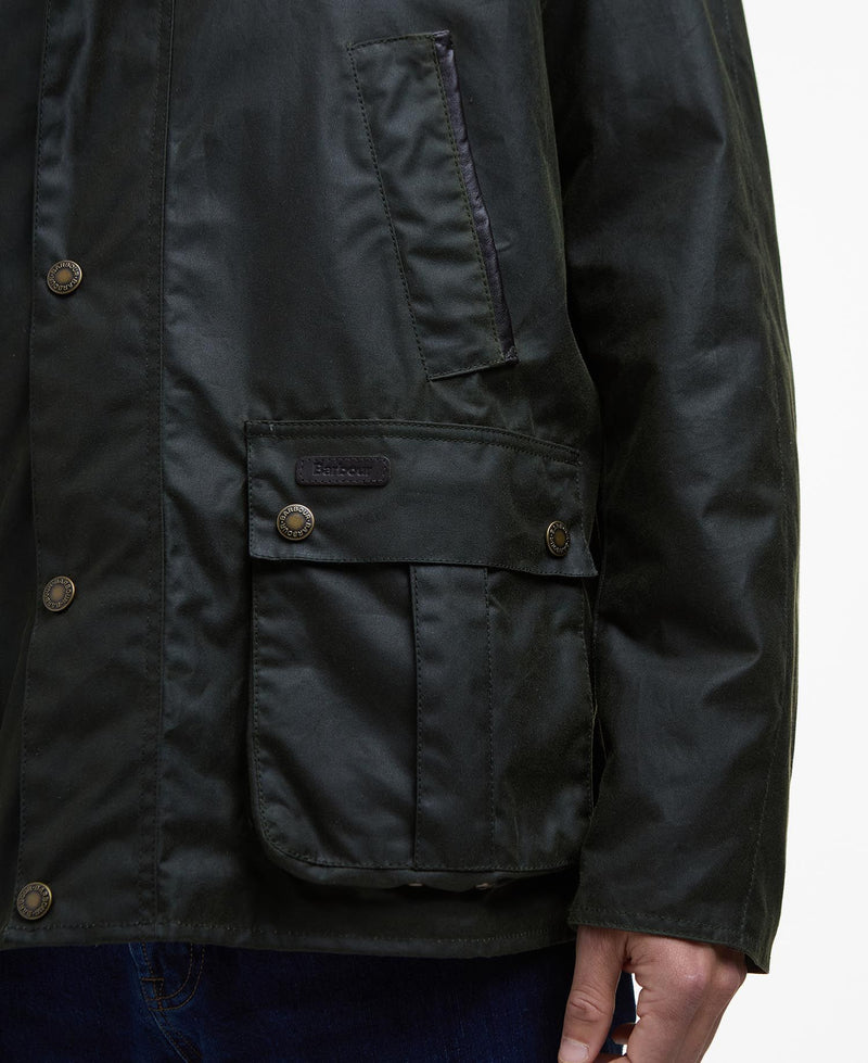 Afbeelding laden in Galerijviewer, Barbour Halton Wax Jacket in Fern