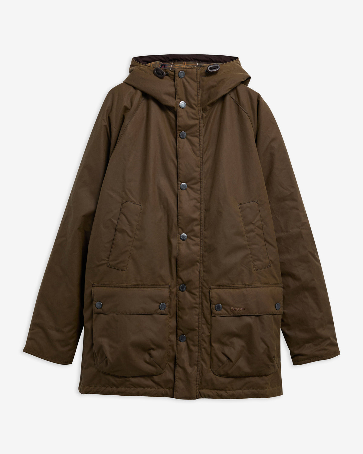 Barbour Bedale Wax Parka, brown
