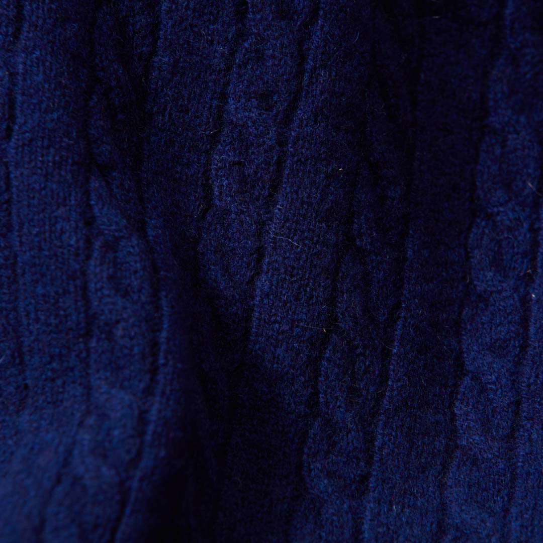 Osborne Knitwear, lamswollen kabeltrui heren, regatta