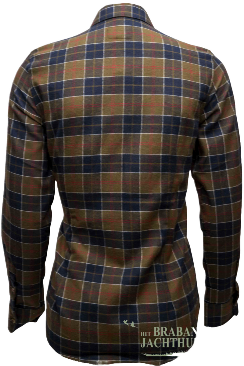 Afbeelding laden in Galerijviewer, Foresta Blouse Olive geruit - Het Brabants Jachthuis