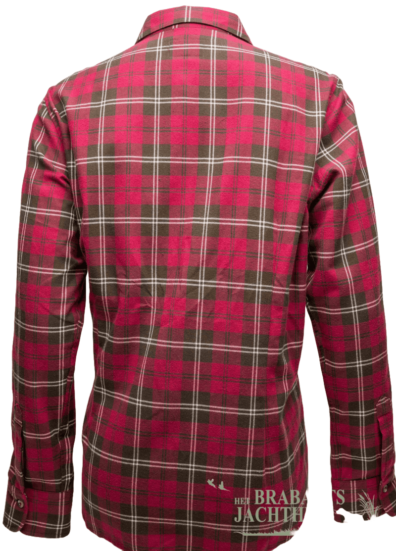 Afbeelding laden in Galerijviewer, Foresta Blouse Rood Geblokt - Het Brabants Jachthuis